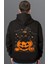 Halloween Kedi Bal Kabağı Pumpkin Sweetshirt Unisex Kapüşonlu Hoodie 1