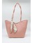 Marka Ithal Fularlı Bayan Kol Çanta KB763 - Pudra 1