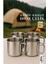 Modacar Inox Çelik Kamp Kupası - Kamp Bardağı 550 ml 4 Lü Set 2