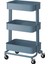 Gri-Mavi Servis Arabası, Kapaksız, 35X45X77 Cm, Dayanıklı ve Kullanışlı Tasarım 2