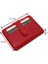 Carpi Çok Bölmeli Unisex Hakiki Flötr Deri Kartlık - Kırmızı 1