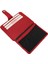 Carpi Çok Bölmeli Unisex Hakiki Flötr Deri Kartlık - Kırmızı 3