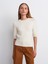 10821 Bisiklet Yaka Kısa Kollu Triko Kazak-Ekru 1