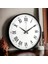 Latin ve Roma Rakamlı Ahşap Dekoratif Siyah-Beyaz Duvar Saati 1