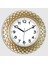 Krem-Gold Renkli, Sessiz Çalışan, 30 cm Duvar Saati Şık ve Modern Tasarım 2