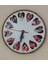 Çok Renkli Yuvarlak Saat, 20,5 cm Çaplı, Şık ve Dayanıklı Tasarım 1