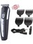 Yeni Nesil Ayarlı Profesyonel Erkek Saç Sakal Tıraş Makinesi Siyah 2