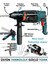 Schmıtzer 850 W (Sds Plus) Metal Şanzuman Profesyonel Darbeli Matkap Kırıcı Delici 26MM Hilti 2