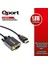 Qport Q-HVG18 HDMI To VGA Çevirici Kablo 1.8 mt 2