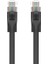 Unıtek Cat6 Patch Kablo 2mt Flat 1gbps, Siyah (C1810GBK) 3