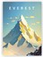 Everest Dağı Ahşap Poster 20 x 29 cm 1