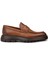 Erkek Hakiki Deri Taba Renk Kalın Taban Loafer - 02006MTBAE01 1