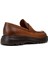 Erkek Hakiki Deri Taba Renk Kalın Taban Loafer - 02006MTBAE01 2