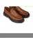 Erkek Hakiki Deri Taba Renk Kalın Taban Loafer - 02006MTBAE01 4