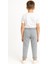 Okul Için Gri Jogger Pantolon 2