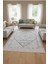 Dijital Baskı Şönil Dokuma Taban Halı Yıkanabilir Kilim Yolluk Salon Halısı Açık Mavi 2
