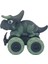 Sürtmeli Dinazor Arabalar 12 cm - H-20 - Triceratops - Yeşil 2