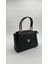 Siyah Metal Şerit Detaylı El Çantası Orijinal Levid'or 2