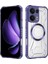 Case For Oppo RENO13 Pro Için Manyetik Halkalı Şeffaf Akrilik Darbeye Dayanıklı Koruyucu Kılıf-Mor (Yurt Dışından) 1