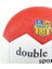 Futbol Topu Dikişli 420 gr No:5 - FB-660-SARI-KIRMIZI 2