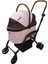 Orbit BL01T-P Pembe Kedi Köpek Arabası - Hafif, Katlanabilir, Fileli Tasarım 2