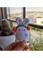 Amigurumi Havuçlu Tavşan Sevimli Anhatarlık Organik Çanta Süsü 1