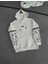 Raptor Kartal Kapüşonlu Sweat - Siyah Beyaz Kartal Oversıze Sweat 3