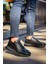 First Premium Özel Taban Erkek Sneaker Siyah 1