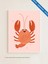 Happy Lobster - Çerçevesiz Poster - Renkli Çocuk Posteri 4