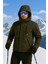 Su ve Rüzgar Geçirmez Kürklü Softshell Erkek Mont 3