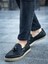 Croco Klasik Erkek Loafer Ayakkabı Siyah 2