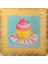 Decotown Duvar Panosu 40*40 Cup Cake Muffin Motifli Duvar Süsü 4