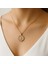 Fıora Gold Figür Kararmaz Çelik Kadın Kolye - Şık - Zarif 1