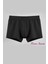 Siyah Soft Elastan Boxer %90 Coton %10 Elestane 10'lu Paket 3