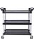 Şık Siyah Mutfak Servis Arabası, Kolay Kullanım ve Dayanıklı Tasarım 5