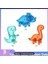 Manyetik Yapı Blokları Dinozor Mıknatıslı 3 Adet 1