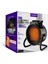 Auhma Fanlı Isıtıcı Elektrikli 3000W Fan 2.5 kg 27X17X28.5 cm Gri Renk Isıtıcı Havayı Kurutmaz 9