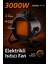 Auhma Fanlı Isıtıcı Elektrikli 3000W Fan 2.5 kg 27X17X28.5 cm Gri Renk Isıtıcı Havayı Kurutmaz 10