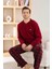 Erkek Düğme Yaka Kışlık Polar Pijama Takımı 6100/11,1 - 1 Adet 1