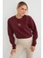 3 Iplik Fiyonk Nakışlı Crop Sweatshirt 3