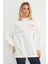 3 Iplik Çiçek Aksesuarlı Oversize Tunik 1