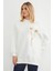 3 Iplik Çiçek Aksesuarlı Oversize Tunik 2
