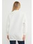 3 Iplik Çiçek Aksesuarlı Oversize Tunik 4