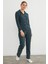 Ekose Desenli Süet Pijama Takımı 1