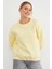3 Iplik Taşlı Kalp Detaylı Oversize Sweatshirt 2