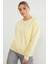 3 Iplik Taşlı Kalp Detaylı Oversize Sweatshirt 3