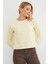 3 Iplik Şardonsuz Çizgili Bisiklet Yaka Sweatshirt 8