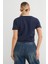 Basic Ribanalı Yaka Mevsimlik Crop Tişört 4