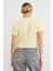 Basic Ribanalı Yaka Mevsimlik Crop Tişört 5