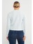 3 Iplik Şardonsuz Çizgili Bisiklet Yaka Sweatshirt 5